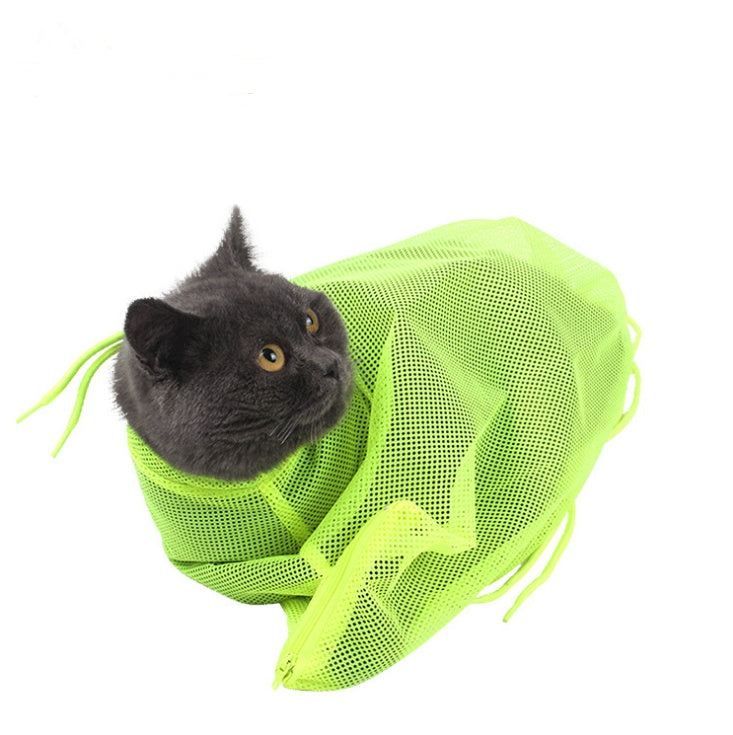 Adjustable Multifunctional Polyester Cat Washing Bag