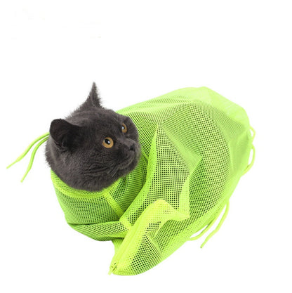Adjustable Multifunctional Polyester Cat Washing Bag