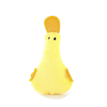 Squeaky Duck Pet Interactive Catnip Chew Toy For Cats - Gleeful Tails