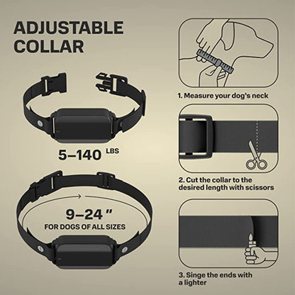 Waterproof Training Dog Electric Shock Collar with Remote - Gleeful Tails