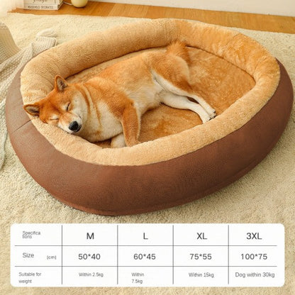 Removable And Washable Dog Warm Bed