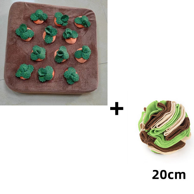 Pets Carrot Plush Vegetable Chew Toy