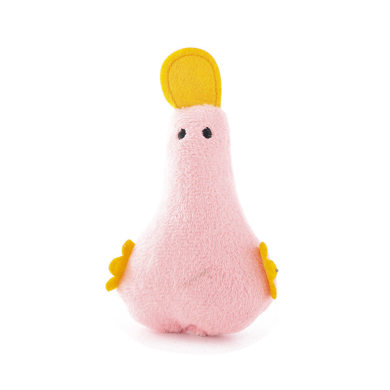 Squeaky Duck Pet Interactive Catnip Chew Toy For Cats - Gleeful Tails