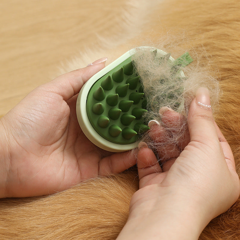 Soft Silicone Pets Hair Remover Bath Massage Brush