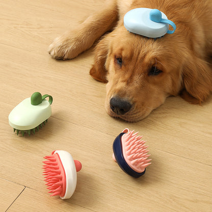 Soft Silicone Pets Hair Remover Bath Massage Brush