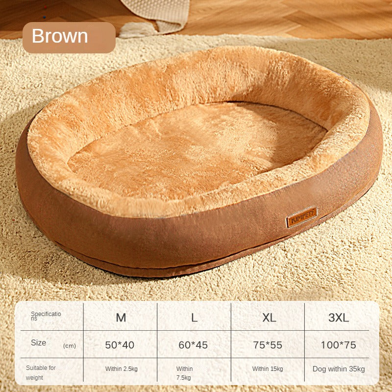Removable And Washable Dog Warm Bed