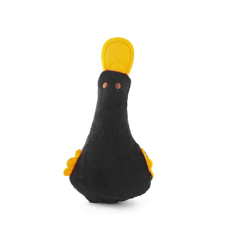 Squeaky Duck Pet Interactive Catnip Chew Toy For Cats - Gleeful Tails