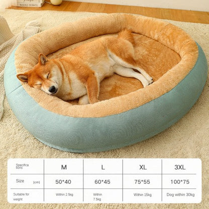 Removable And Washable Dog Warm Bed
